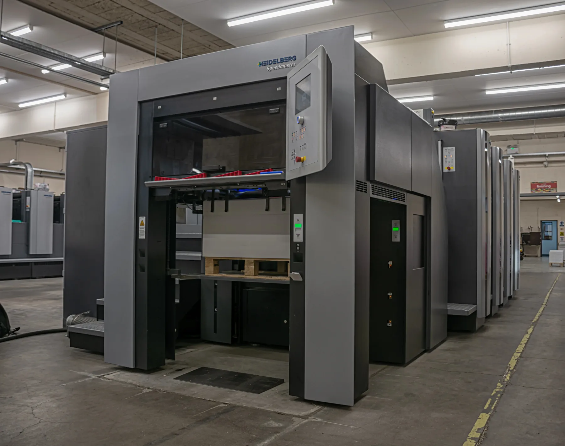A Heidelberg press on the B&B Press floor