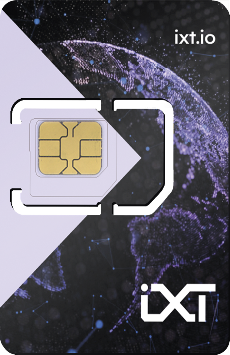 IXT connectivity SIM product render