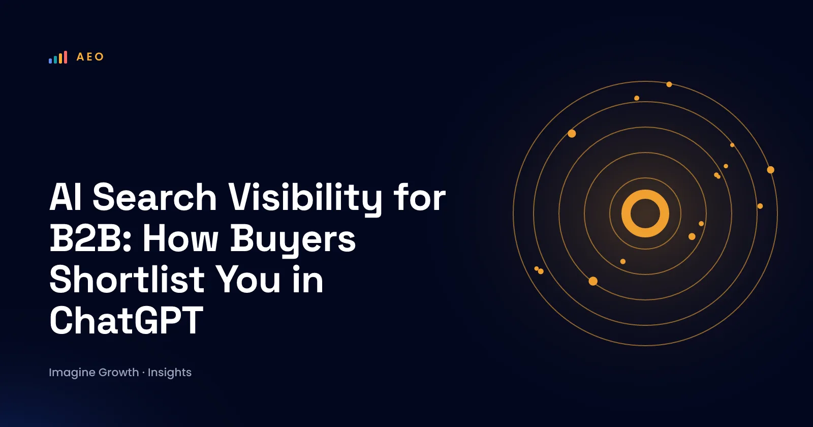 AI Search Visibility for B2B: How Buyers Shortlist You in ChatGPT